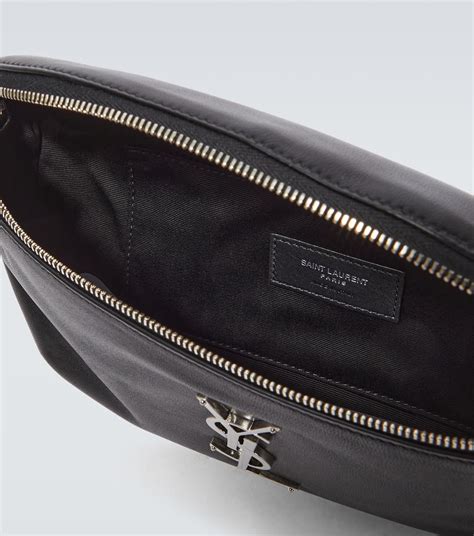 ysl belt bags mytheresa|Large leather clutch in black .